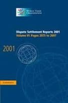 Dispute Settlement Reports 2001: Volume 6, Pages 2075-2697