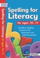 Spelling for Literacy for Ages 10-11