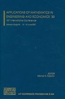 Applications of Mathematics in Engineering and Economics'33