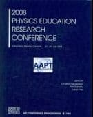 Physics Education Research Conference 2008