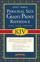 KJV Personal Size Giant Print Reference Bible