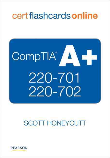 Comptia A+ 220-701 and 220-702 Cert Flash Cards Online, Retail Package Version