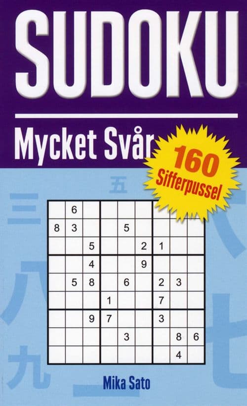 Sudoku Mycket Svår - Lila