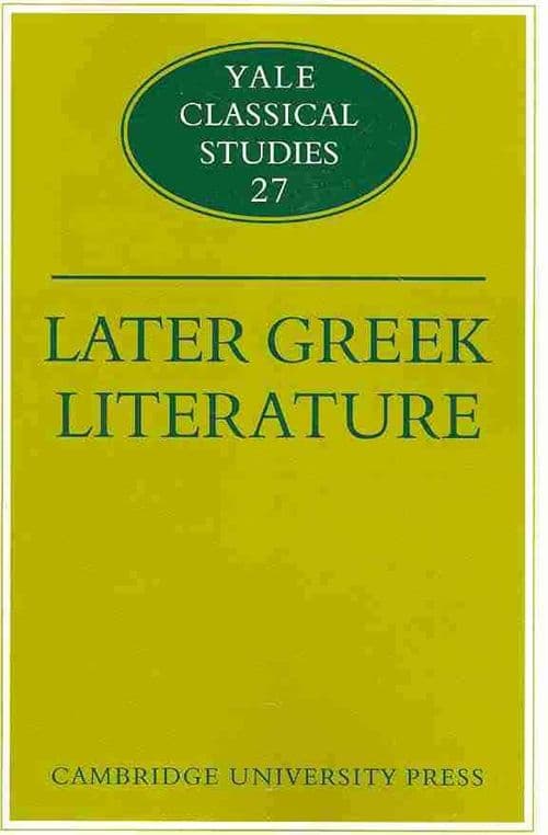 Later Greek Literature