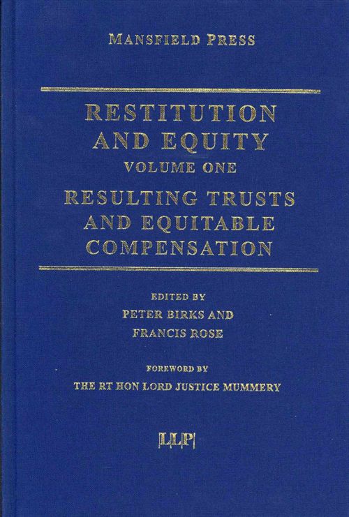 Restitution and Equity Volume 1
