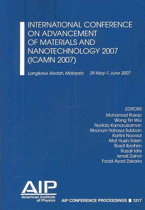 International Confrernce on Advancement of Materials and Nanotechnology 2007( ICAMN 2007)