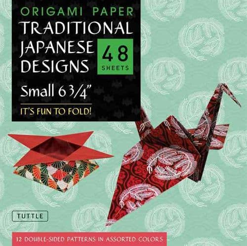 Origami Paper - Traditional Japanese Designs - Small 6 3/4"