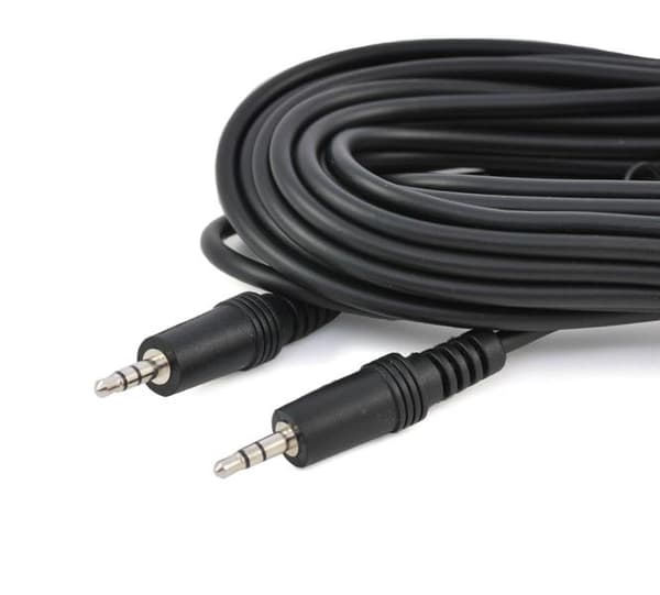 5 meter 3,5 mm han-til-mand stereo audio Aux forlængerkabel
