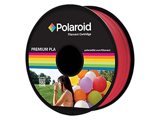 Polaroid PL-8019-00, Polymelkesyre (PLA), Rød, Gjennomsiktig, Polaroid, FDM/FFF, 1 kg, 1,75 mm