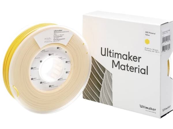 Ultimaker ABS - M2560 Yellow 750 - 206127 Ultimaker Filament ABS-plast 2.85 mm 750 g Gul 1 stk