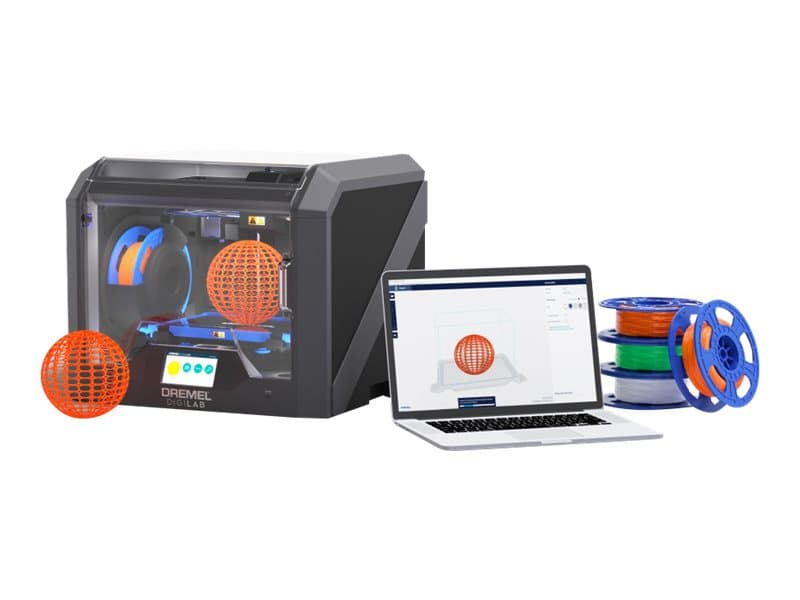 Dremel DigiLab 3D45 - 3D-skriver - FDM - byggstørrelse opptil 254 x 152 x 170 mm - lag: 50 µm - USB, LAN, Wi-Fi