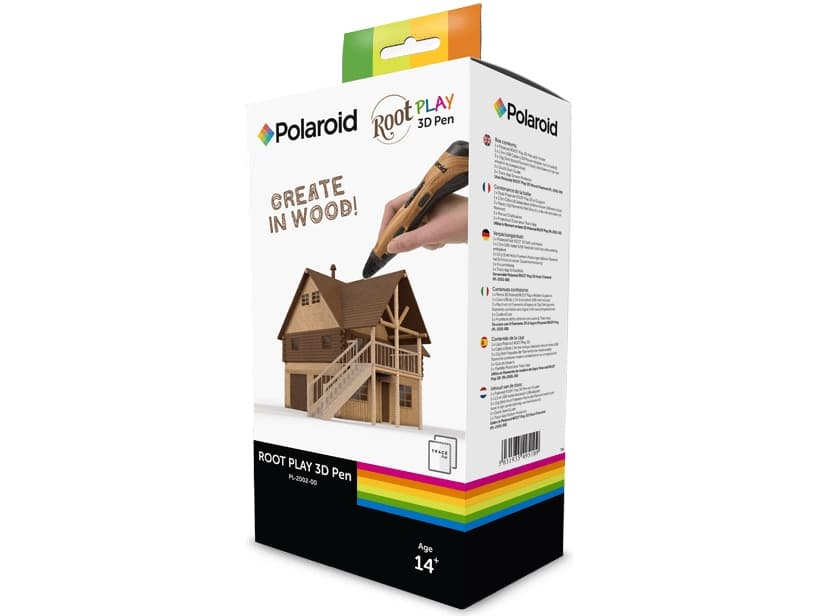 Polaroid 3D Pen Wood Filament, Träfiber, Trä, Polaroid, Root Play 3D Pen, 15 g, 1,75 mm
