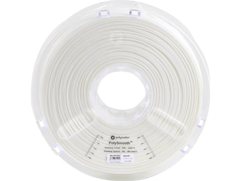 Polymaker 1612149 70502 Filament 1.75 mm 750 g Hvid PolySmooth