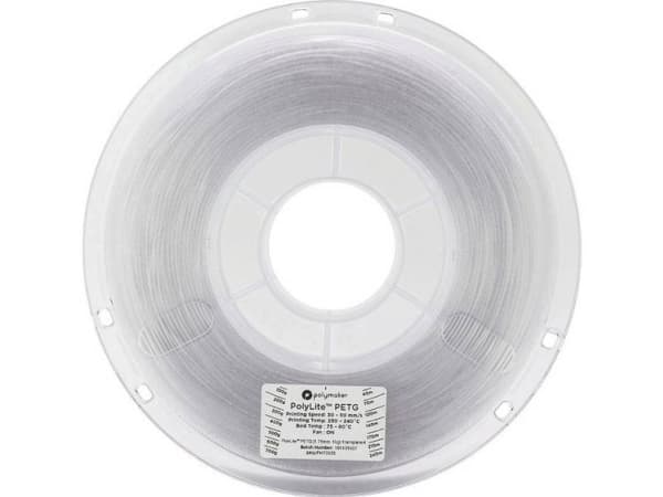 Polymaker 70636 Filament PETG 2.85 mm 1 kg Transparent PolyLite