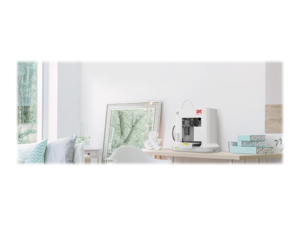 XYZprinting da Vinci mini w+ - 3D-skrivare - FFF - byggnadsstorlek upp till 150 x 150 x 150 mm - USB 2.0, Wi-Fi(n) - vit