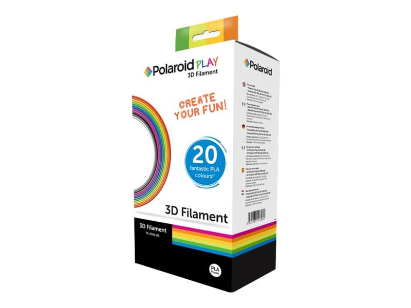 Polaroid Play - 20-pack - grå, svart, vit, blå, silver, gul, lila, röd, fluorescerande gul, grön, orange, transparent, rosa, mörkgrön, mörkblå, guld,