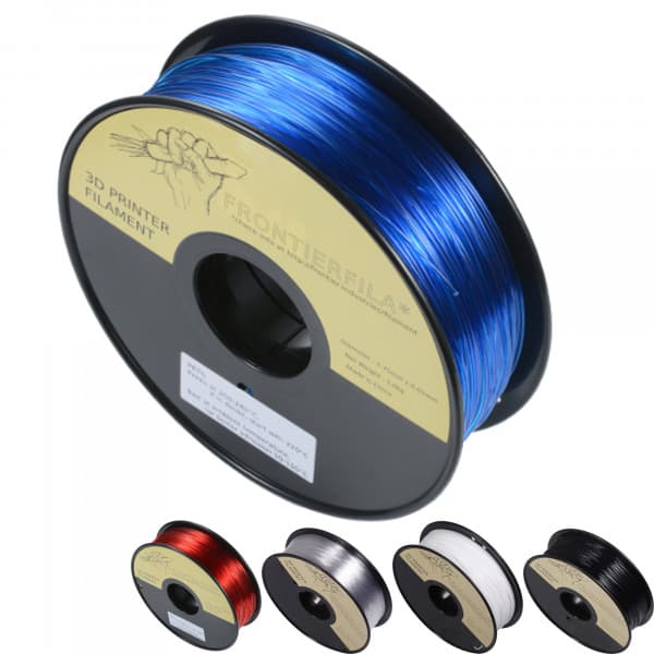 PETG 1kg svart/vit/genomskinlig 1.75mm FrontierFila filament för 3D-printer