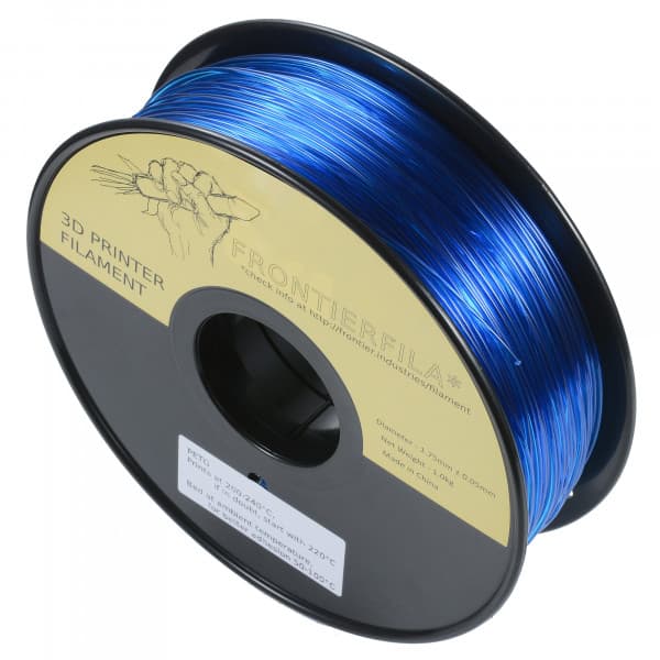 PETG 1kg svart/vit/genomskinlig 1.75mm FrontierFila filament för 3D-printer