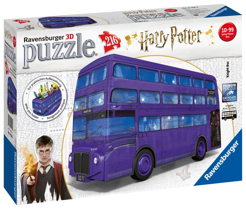 Night Bus Harry Potter, 3D Puslespill, 216 brikker, Ravensburger