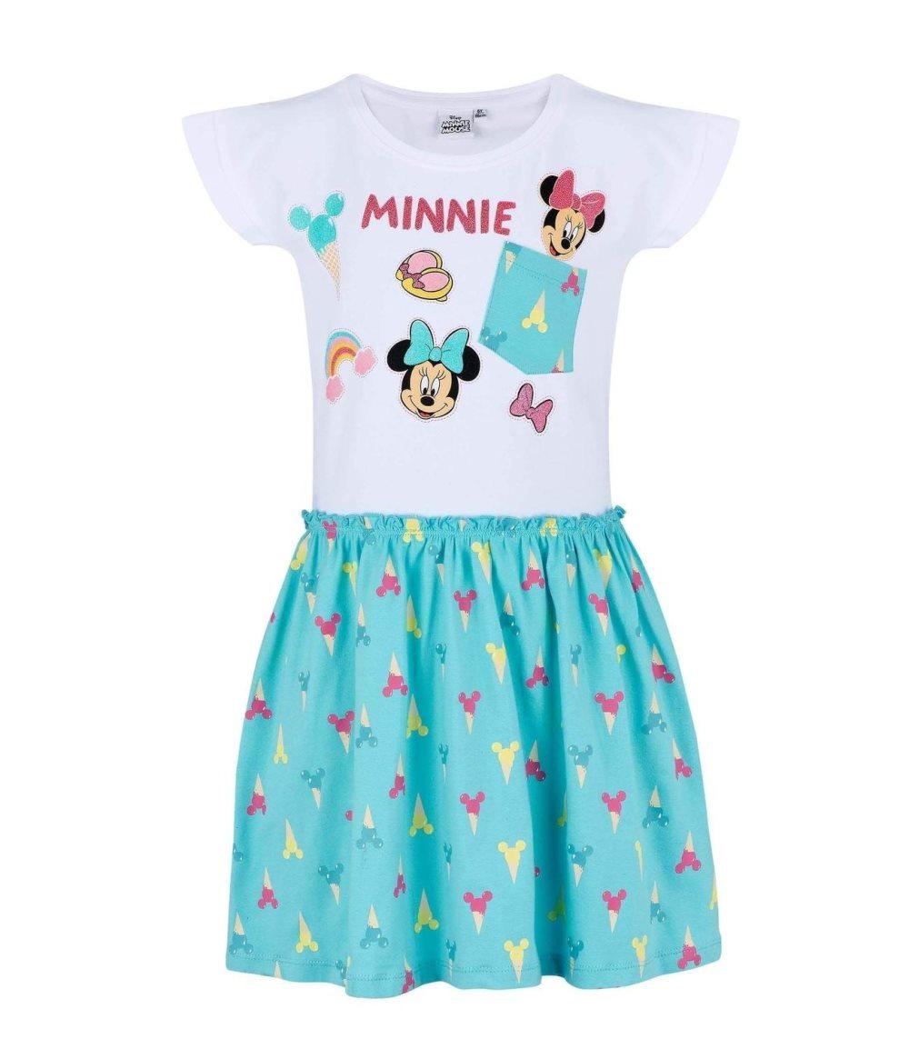 Minnie Mus Kjole, Hvit-Turkis