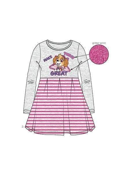 Paw Patrol Kjole - Grey Melange