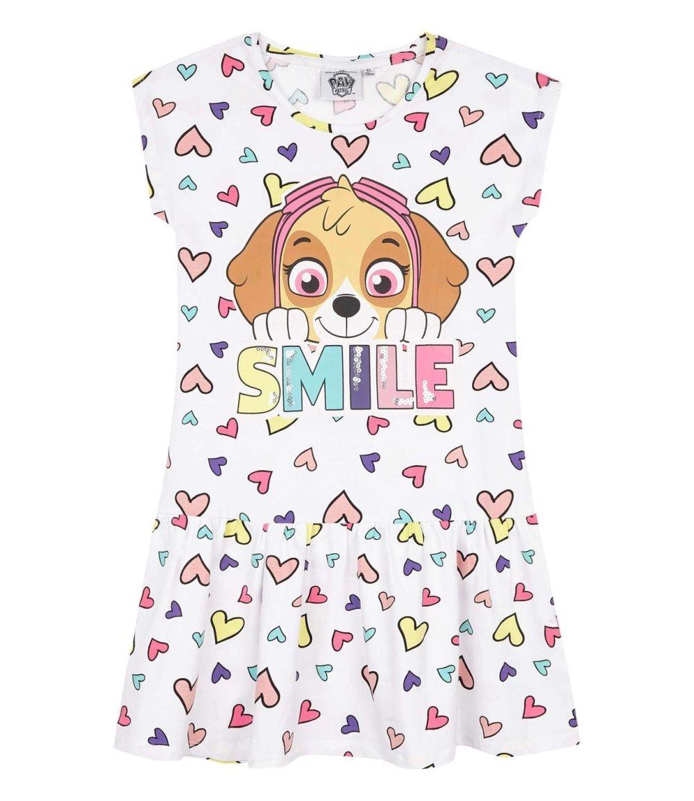 Paw Patrol Kjole, White