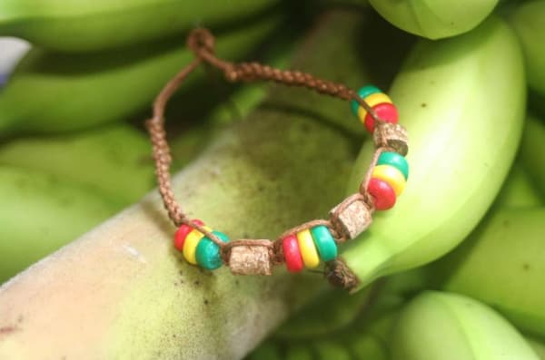 Rastaarmband/Fotband