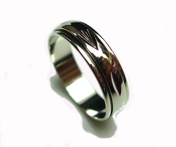 Silverpläterad ring 18 mm