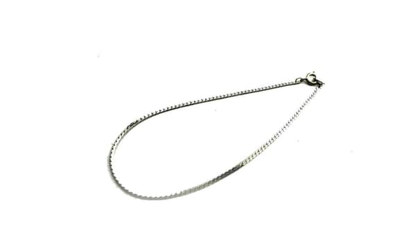Ankellänk rhodinerad 22 cm