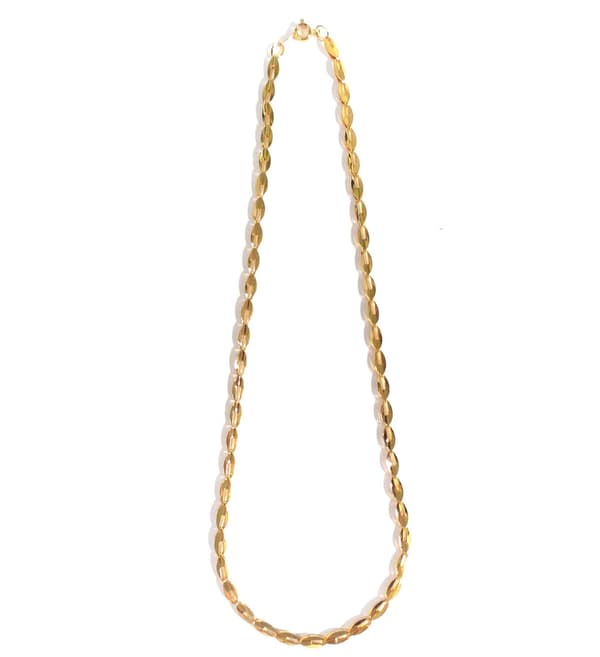 Guldpläterat halsband 45cm