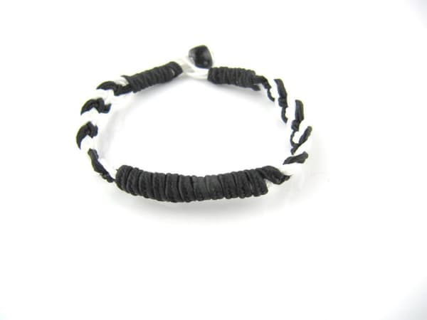 Armband svart/vit