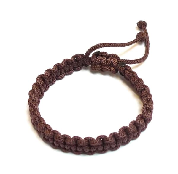 Brunt Flätat Armband - Reglerbart