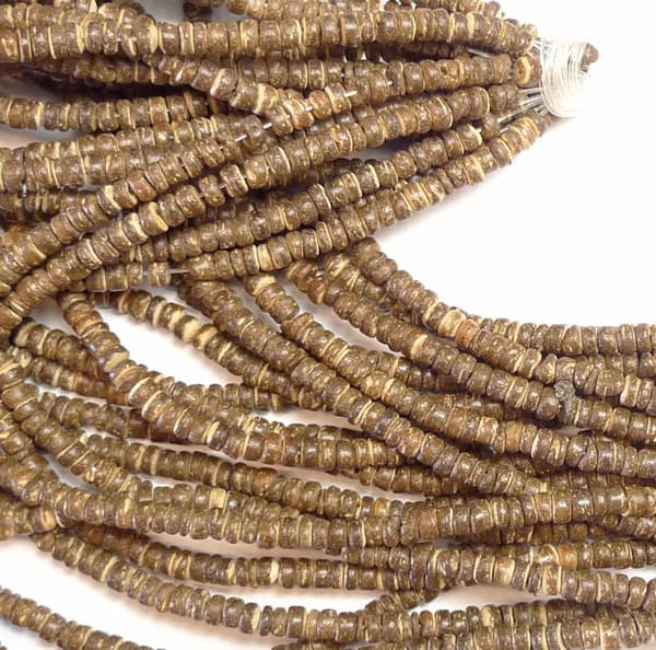 Cocopärlor 5mm sträng 2-pack