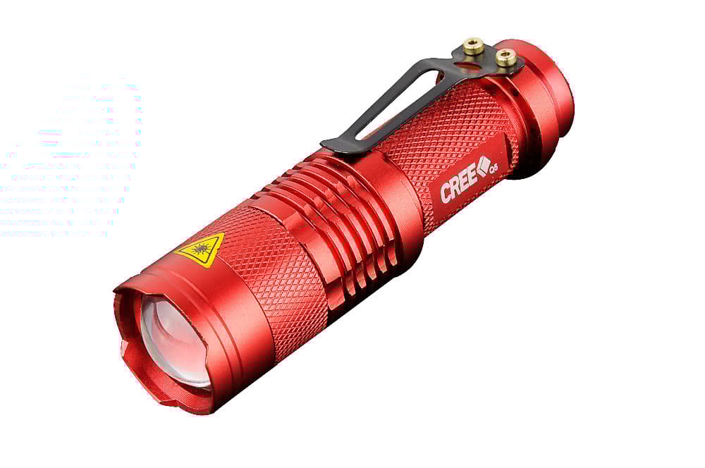 LED-Taskulamppu CREE Ultrafire - Punainen
