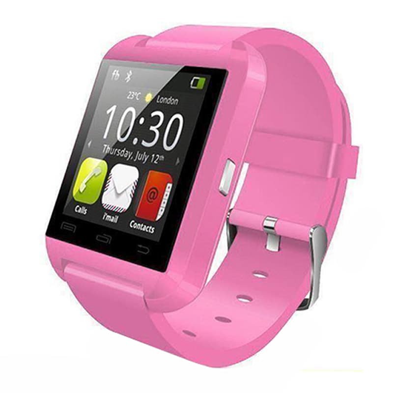 SmartWatch U8, Android og IOS - Lyserød