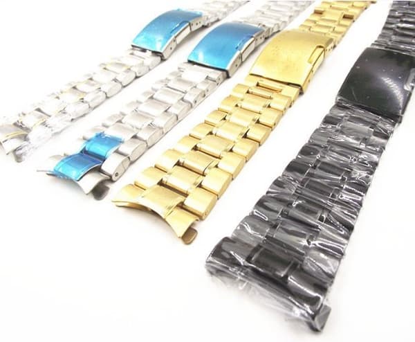 Elegant Klocklänk i ROSTFRITT STÅL, 20mm Silver/Guld Silver/Guld