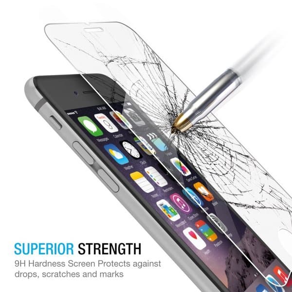 iPhone 7 HELTÄCKANDE-Skärmskydd av ProGuard 3D (HD-Clear)