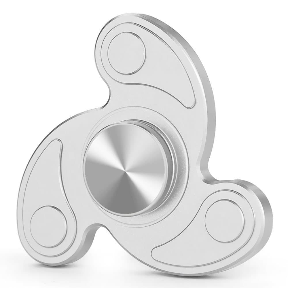 Fidget Spinner - Silver Tornado