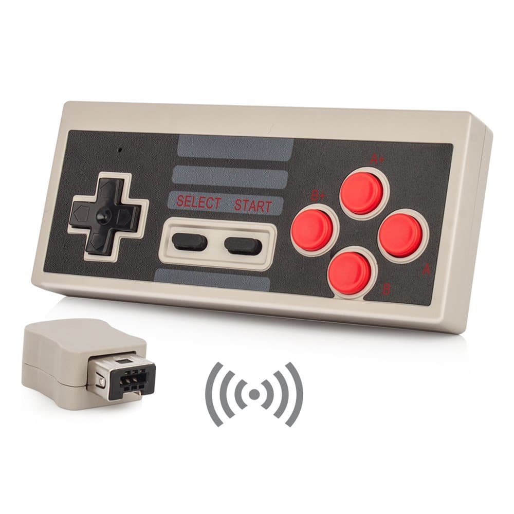 Langaton Turbo Peliohjain NES Mini Classic - Beige