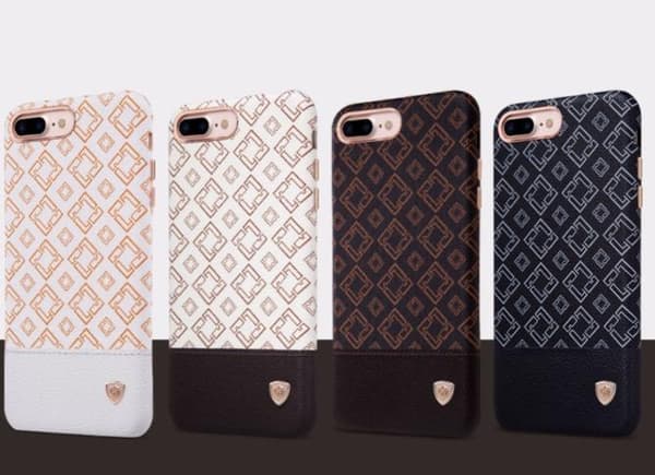 iPhone 7 - Stilrent skal med läderdetalj från NILLKIN