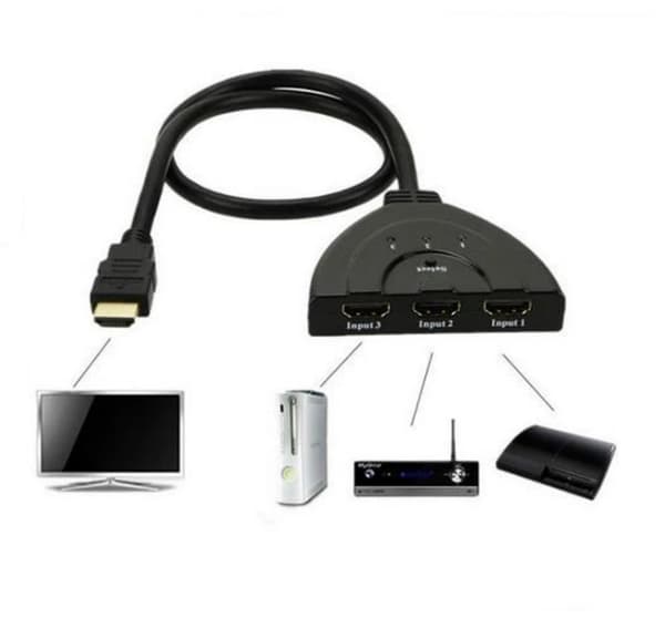 HDMI SWITCH SPLITTER 3 till 1 1080p