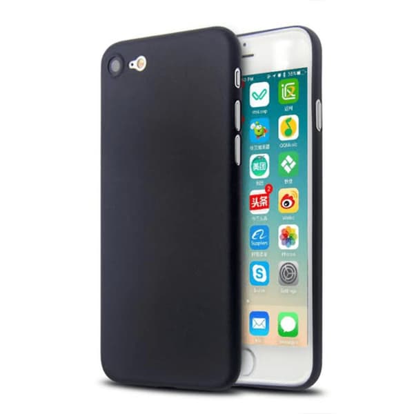 2-PACK! Mattsvart skal till iPhone 7 - 0,3mm