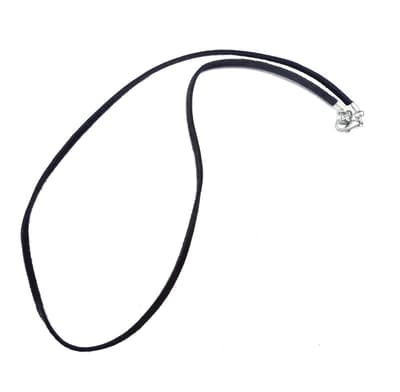 Mockahalsband Svart 45cm