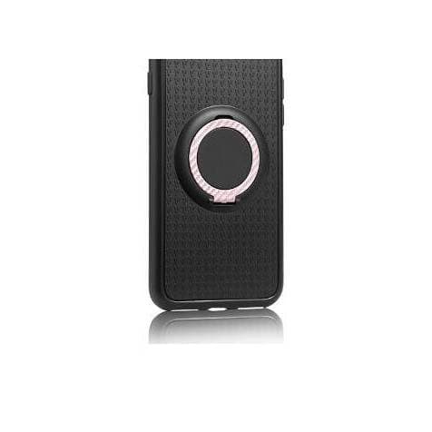 Galaxy S7 - Carbon Silikonskal med Ringhållare FLOVEME