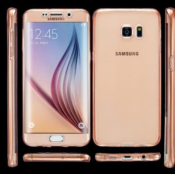 Samsung Galaxy J3 2017 Dubbelt Silikonfodral (TOUCHFUNKTION)