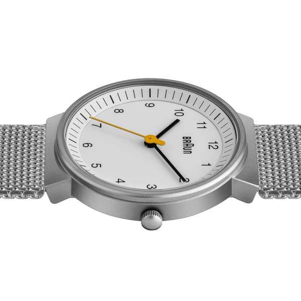 Braun Classic Watch with Mesh Bracelet