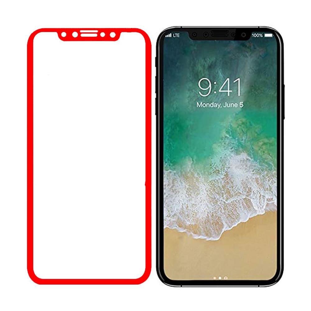 2-PACK! MyGuard Skärmskydd av Carbonmodell för iPhone X