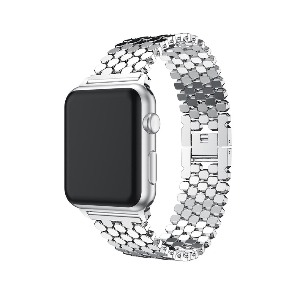 Stilren L�nk i Rostfritt St�l f�r Apple Watch 42mm (3/2/1)