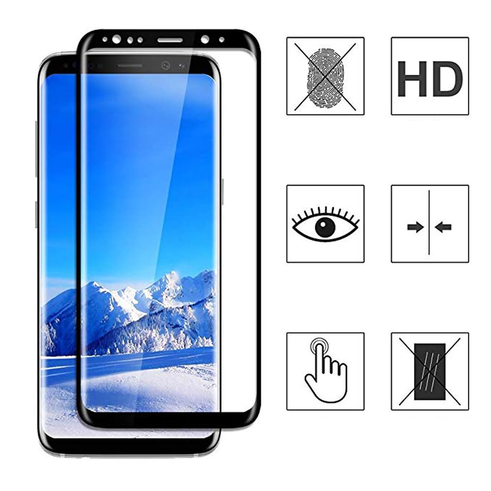 2-PACK HuTech EXXO-Skärmskydd 3D-utförande - Samsung Galaxy S9+