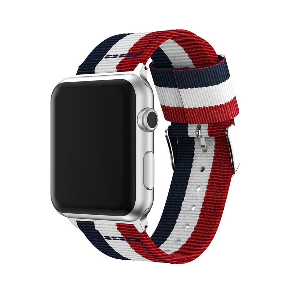 Stilrent Armband i Nylon till Apple Watch 38mm 3/2/1